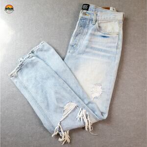 BDG Urban Outfitters Straight Jeans Blue Slim Light Wash Denim Women's Size 29